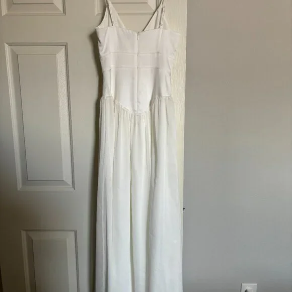 Gianni Bini Drop Waist White Dress - Picture 3 of 4